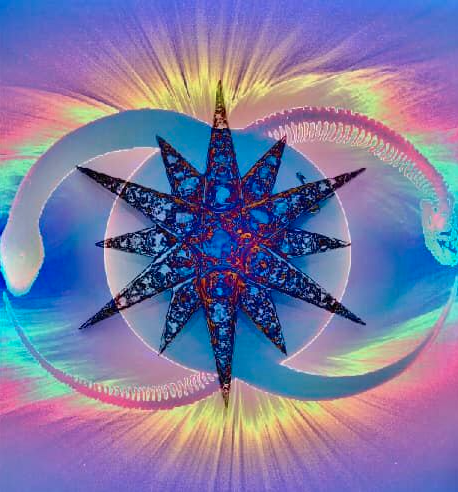 Superstar fractal image